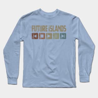 Future Islands Control Button Long Sleeve T-Shirt